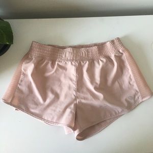 Woman’s pink athletic shorts